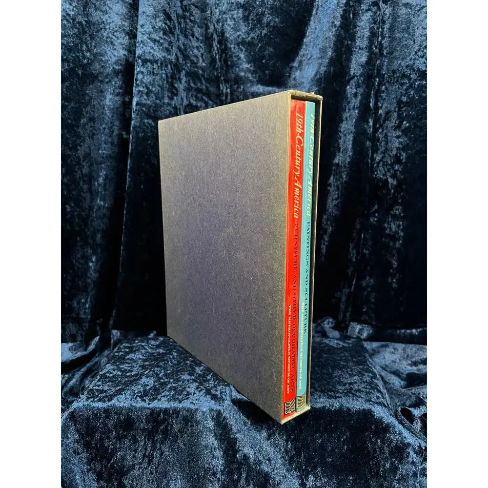 Vintage 19th Century America Art Books 1970 Metropolitan Museum 2 Volume Set